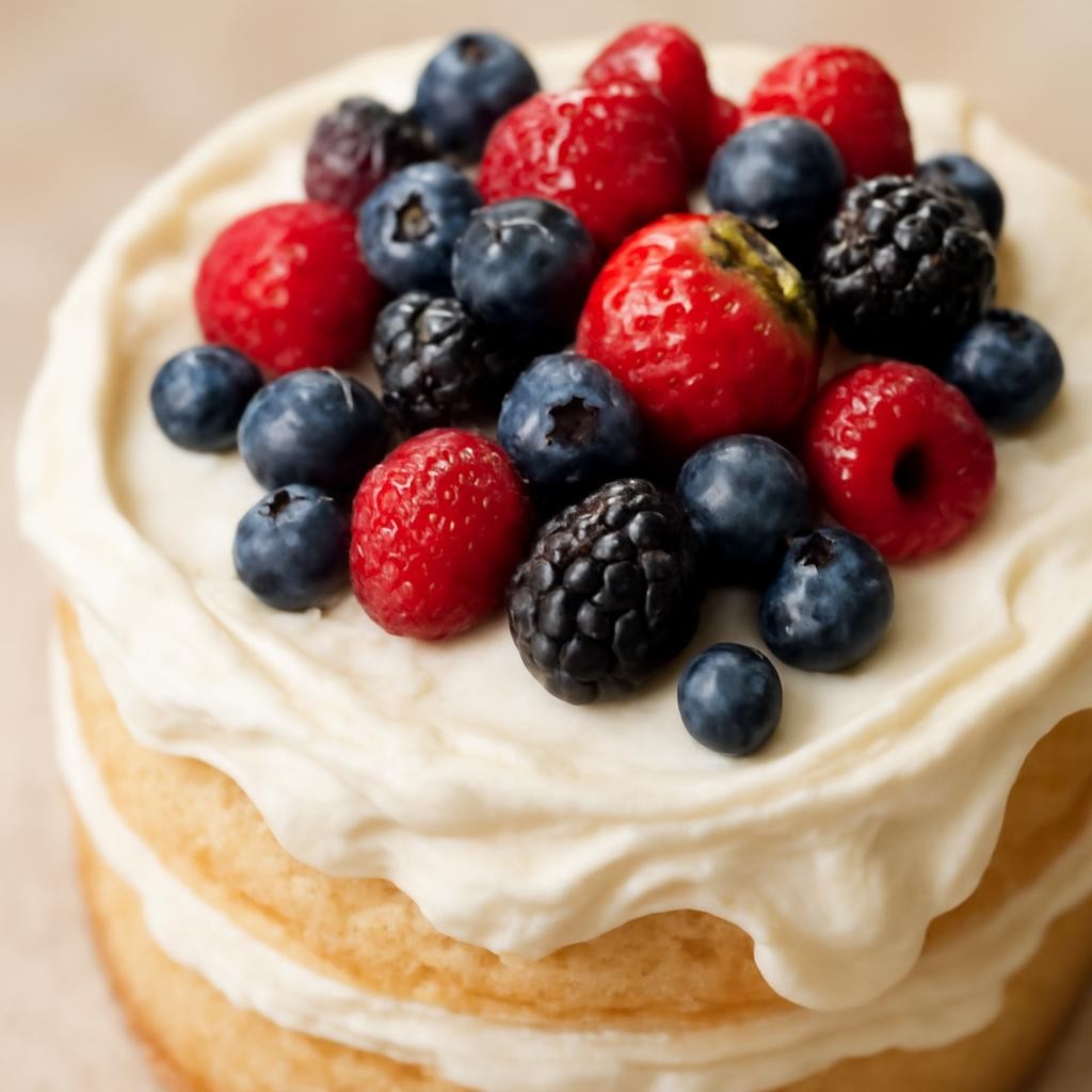 Berry Chantilly Cake