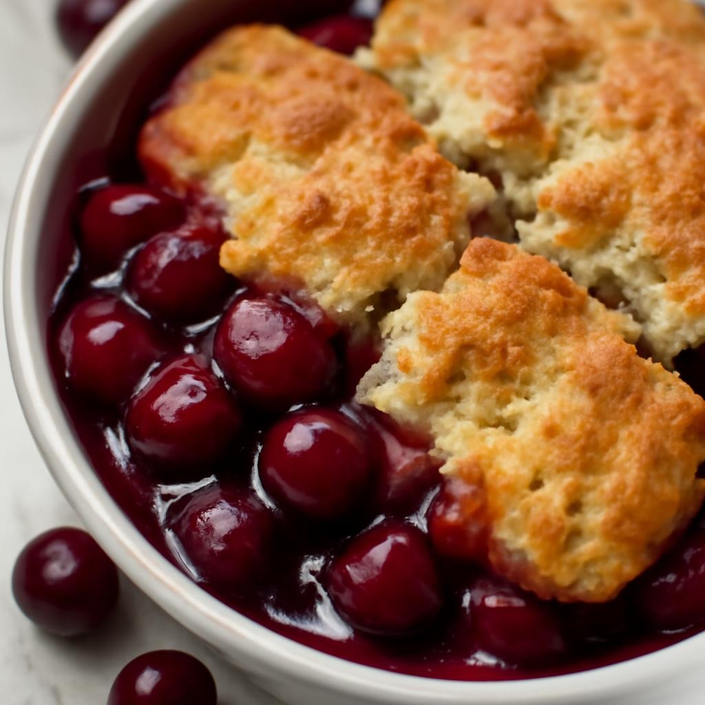 Fresh Cherry Cobbler