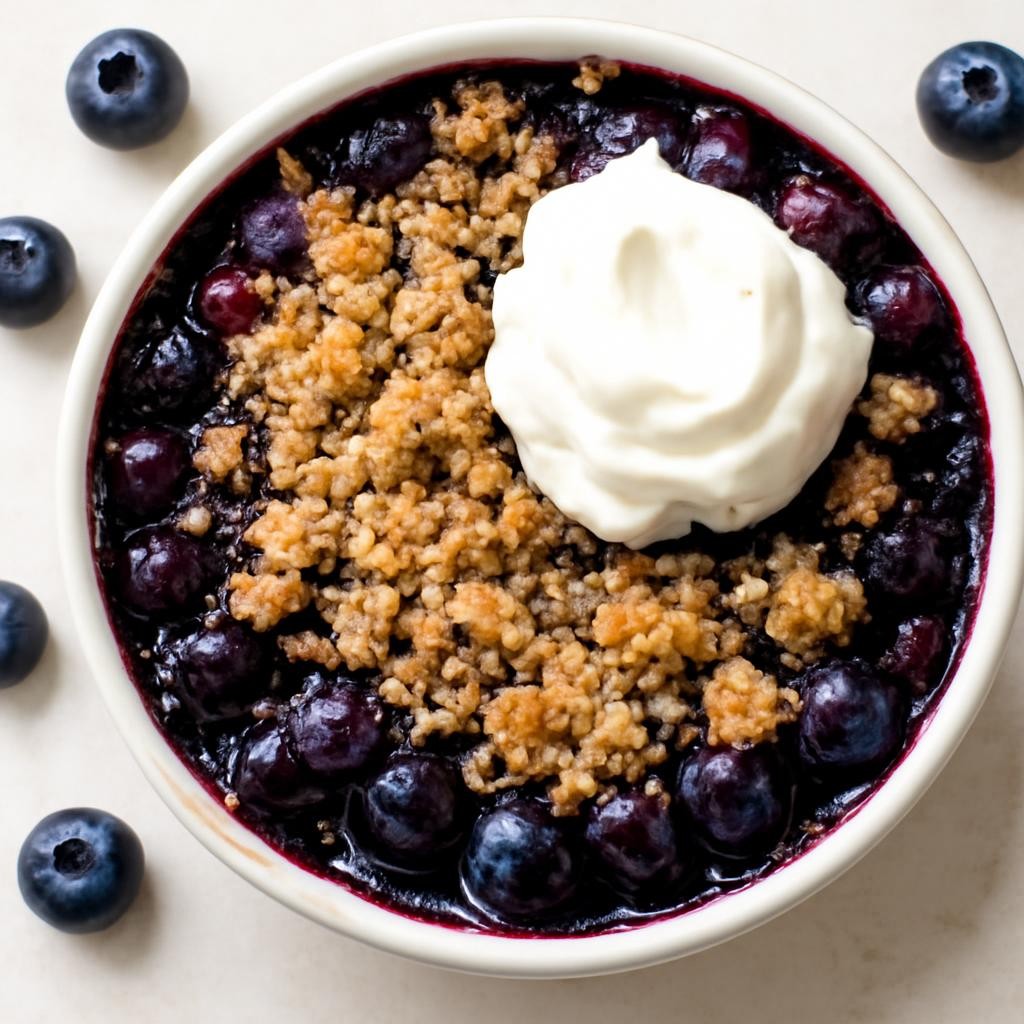 Frozen Blueberry Crisp