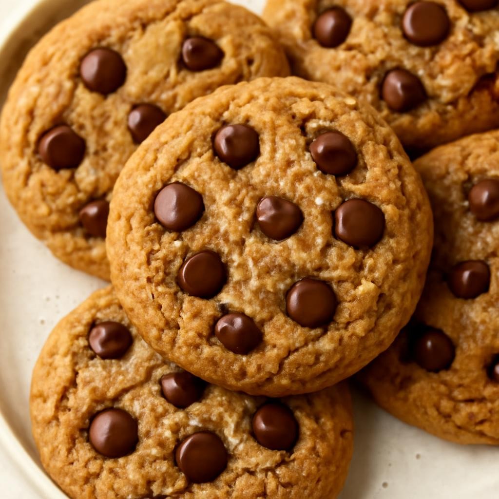 Peanut Butter Protein Chocolate Chip Cookies