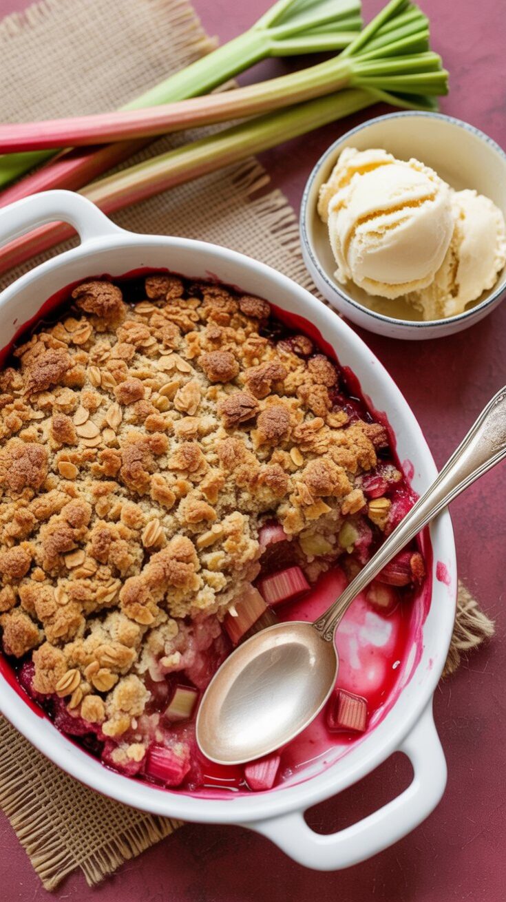 Apple Rhubarb Crisp