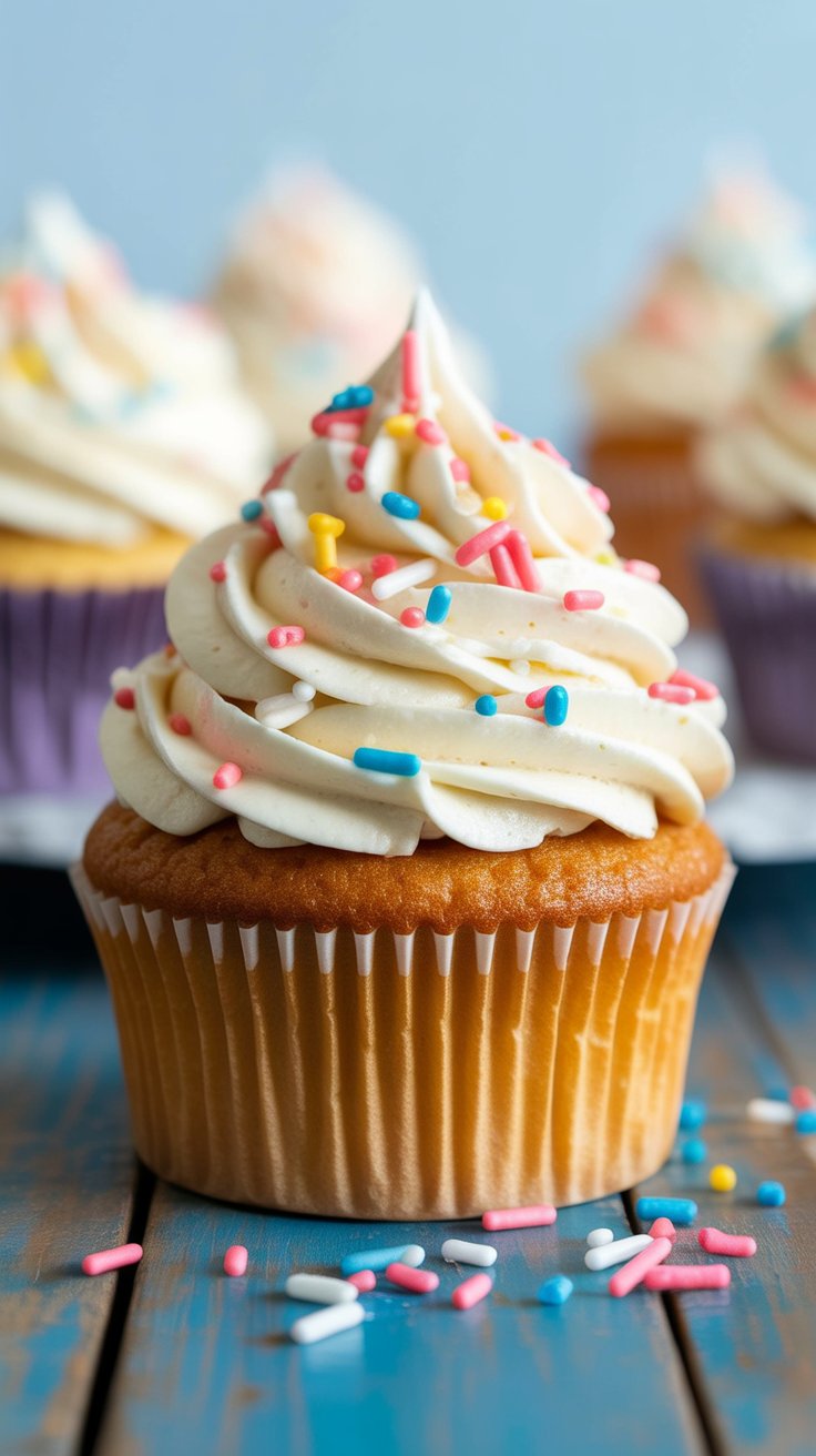 BEST Vegan Gluten Free Vanilla Cupcakes