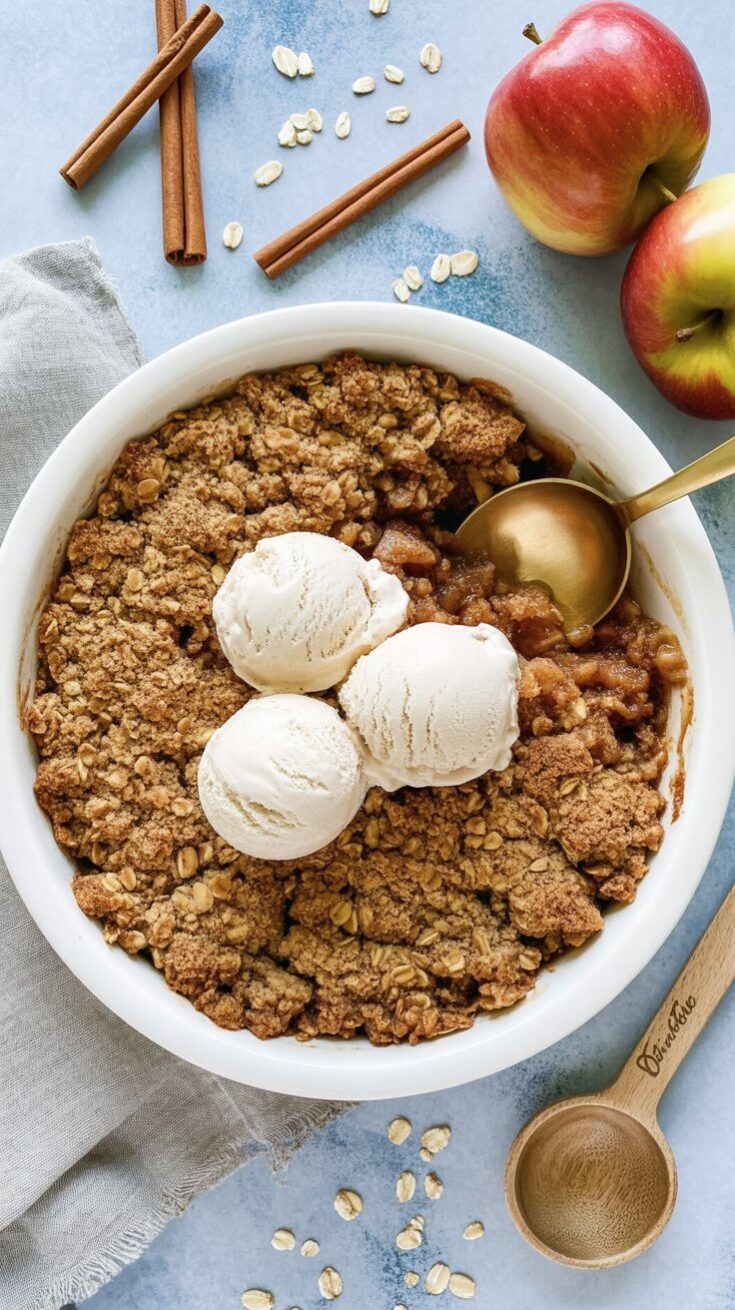 Cinnamon Apple Pear Crisp