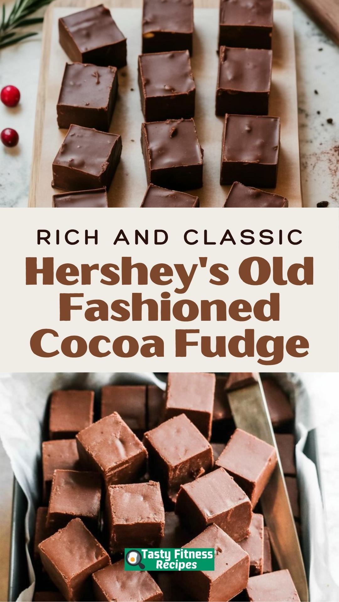 EASY Hershey's Old Fashioned Cocoa Fudge
