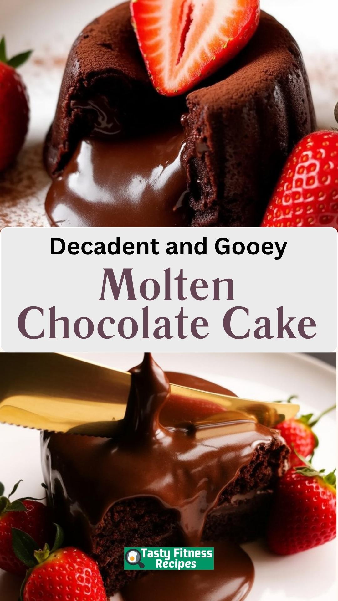 EASY Molten Chocolate Cake