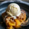 Peach Cobbler with Frozen Peaches