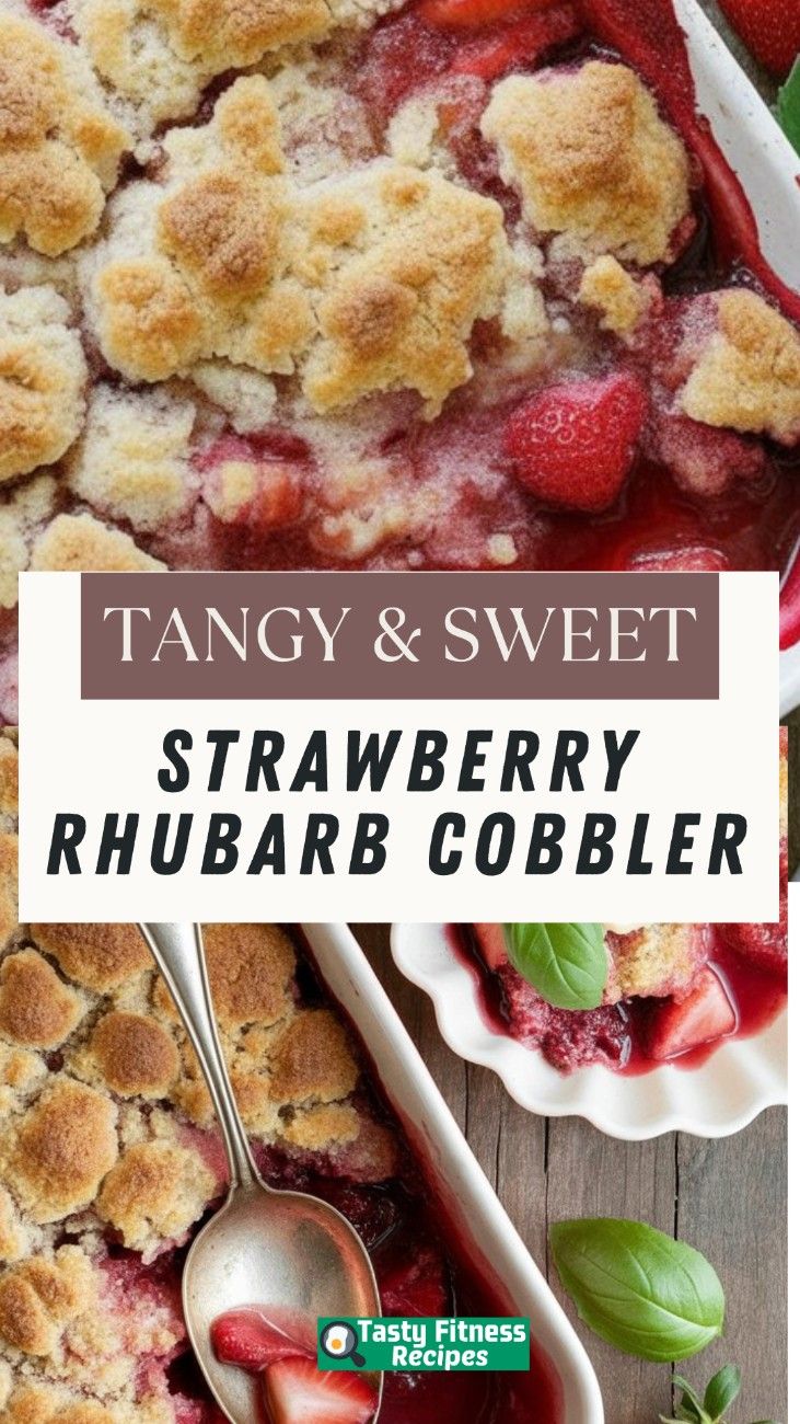 Strawberry Rhubarb Cobbler Recipe Strawberry Rhubarb Cobbler Recipe