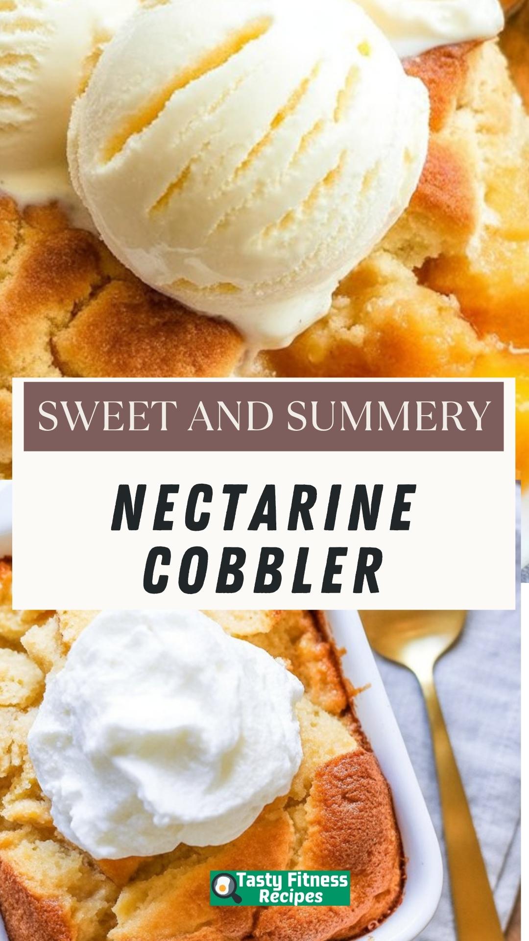 easy Nectarine Cobbler