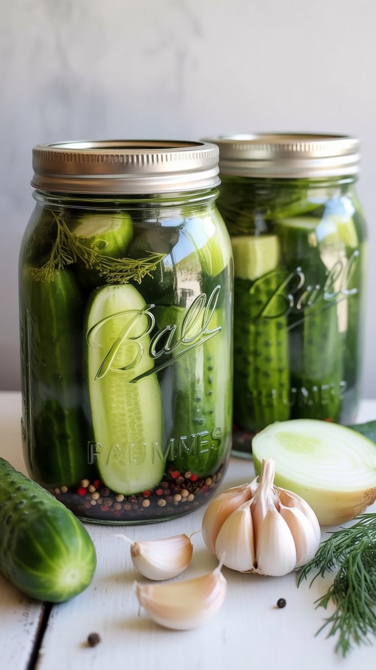 BEST Crunchy Dill Pickles