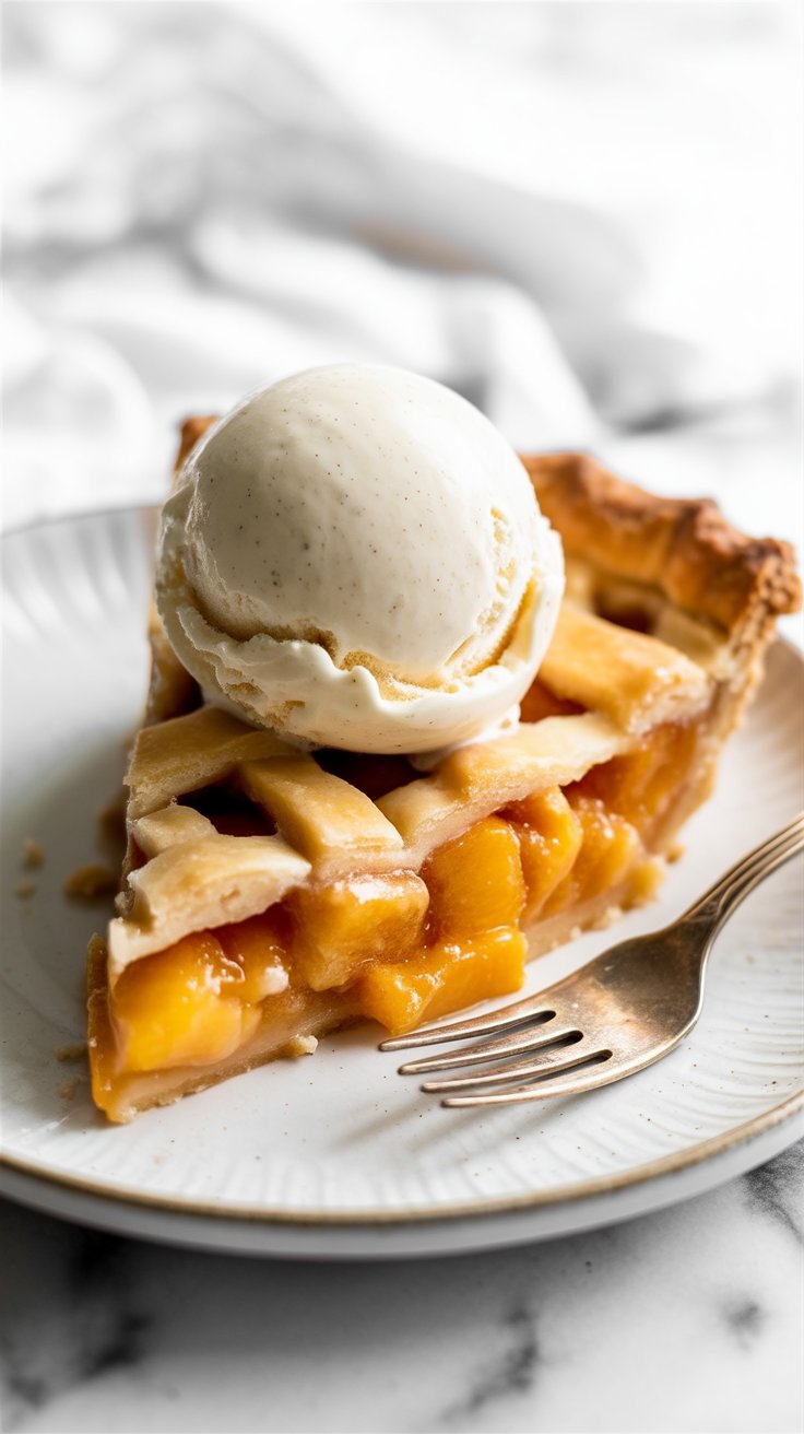 BEST Fresh Peach Pie