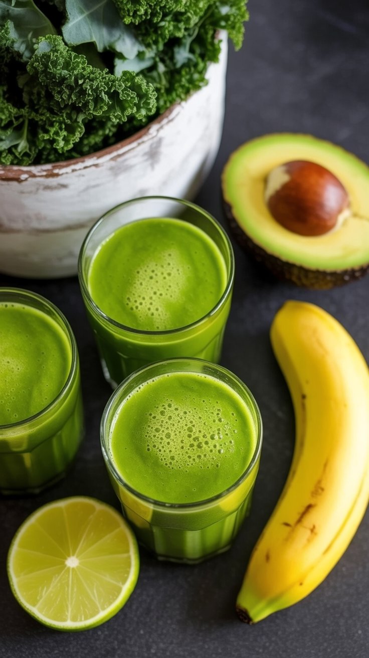 BEST Healthy Kale and Avocado Smoothie