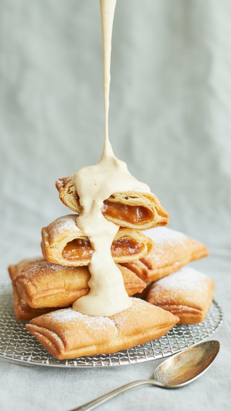 BEST Peach Cobbler Egg Rolls