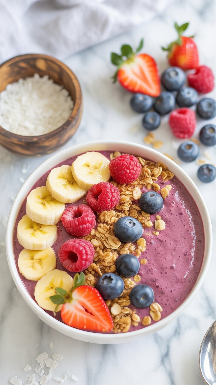 BEST Protein Berry Smoothie Bowl