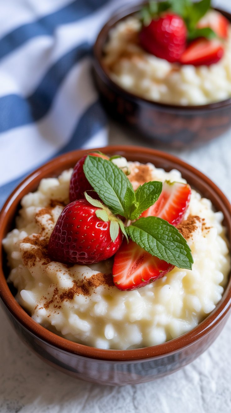 BEST Slow Cooker Rice Pudding