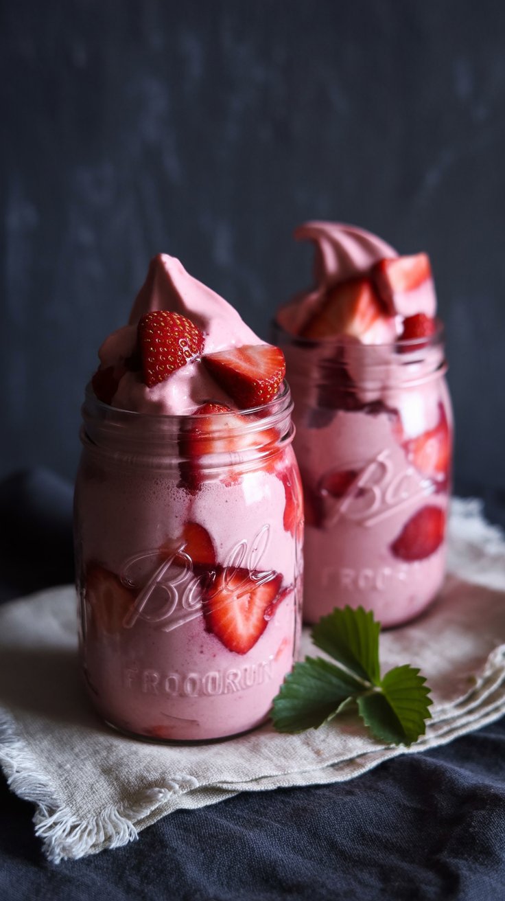 BEST Strawberry Banana Smoothie Without Yogurt