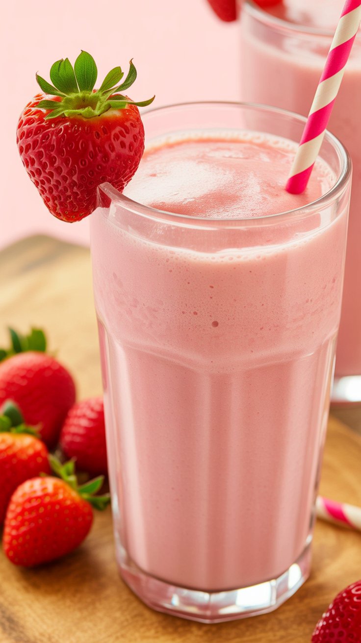 BEST Strawberry Yogurt Smoothie