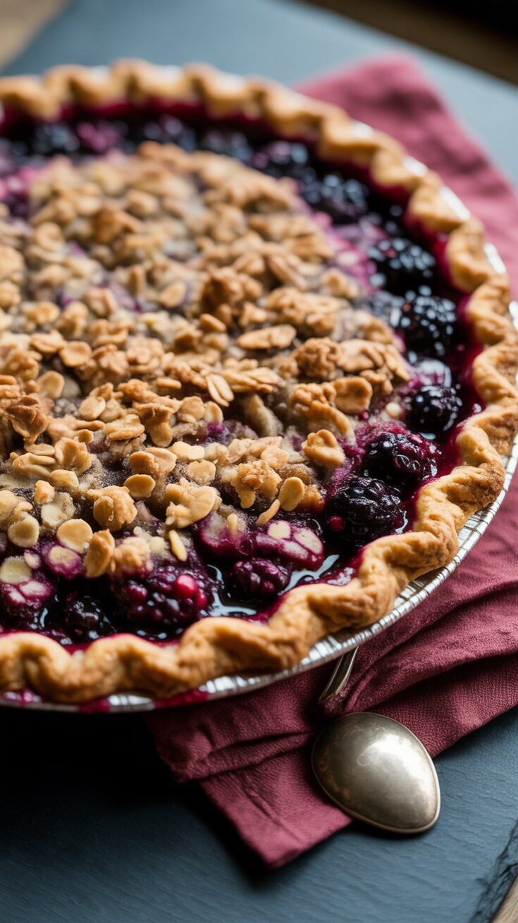 Blueberry Crumble Pie