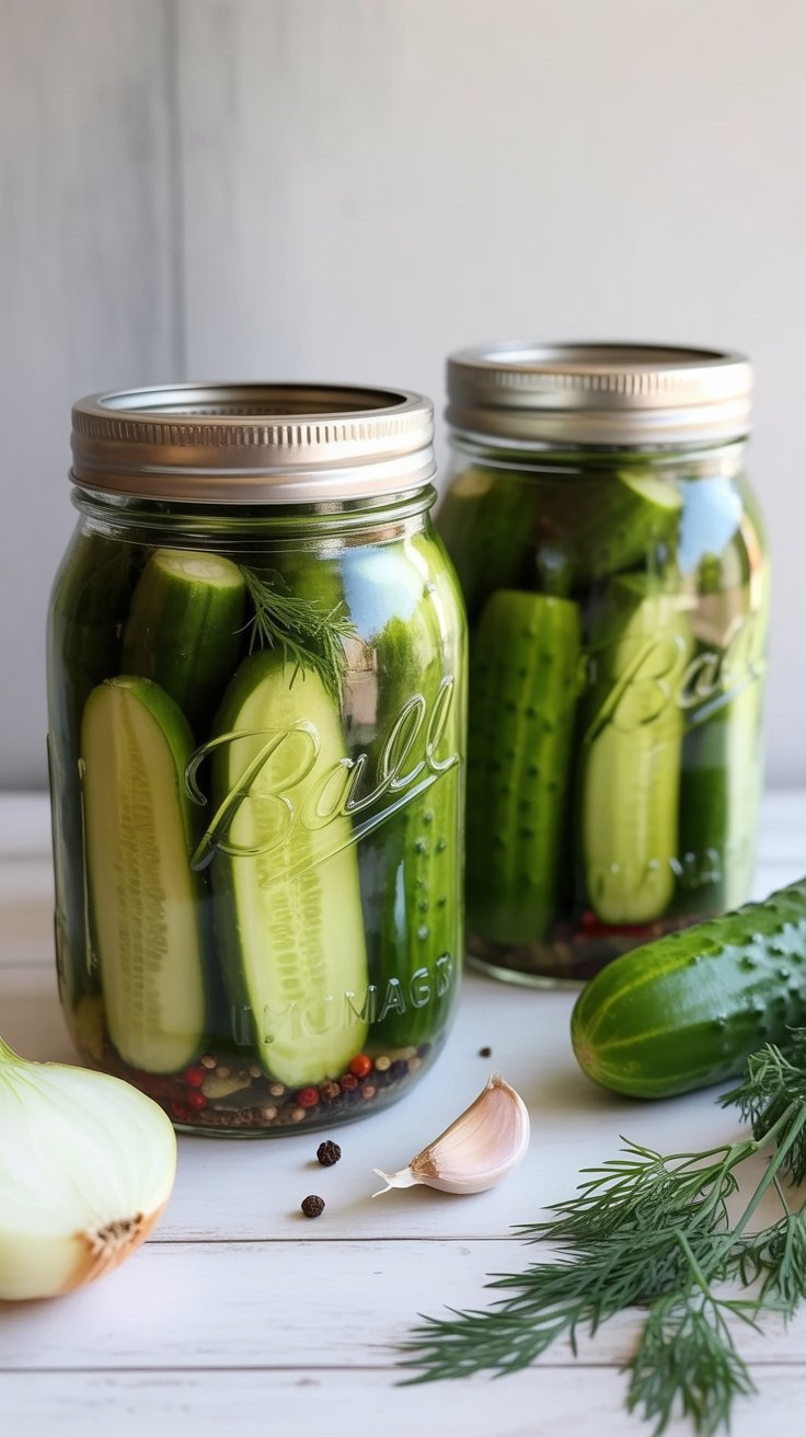 Crunchy Dill Pickles