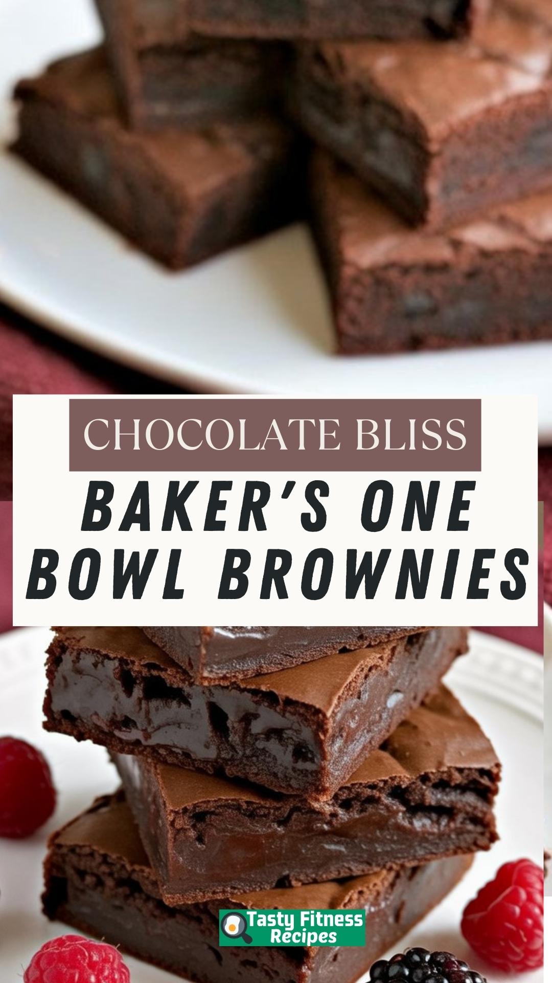 EASY Baker's One Bowl Brownies