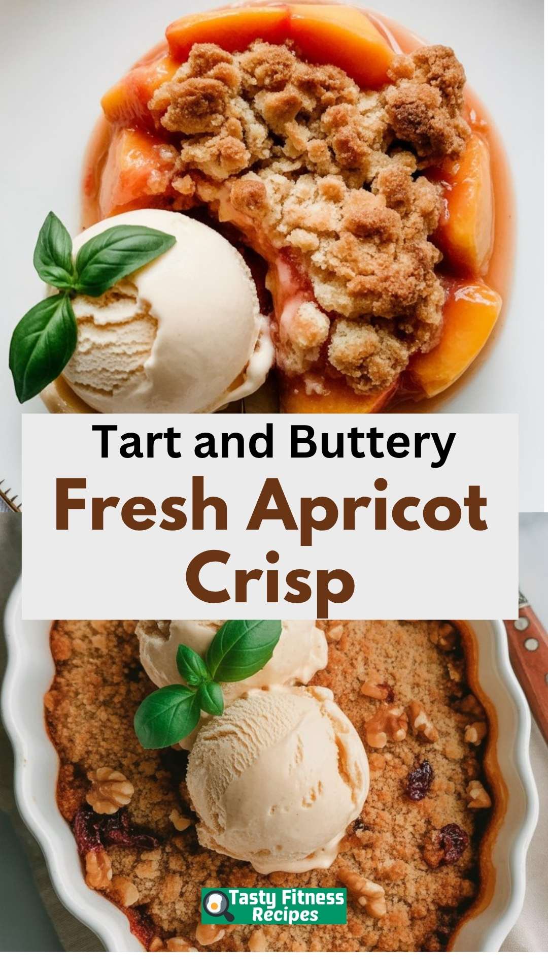 EASY Fresh Apricot Crisp