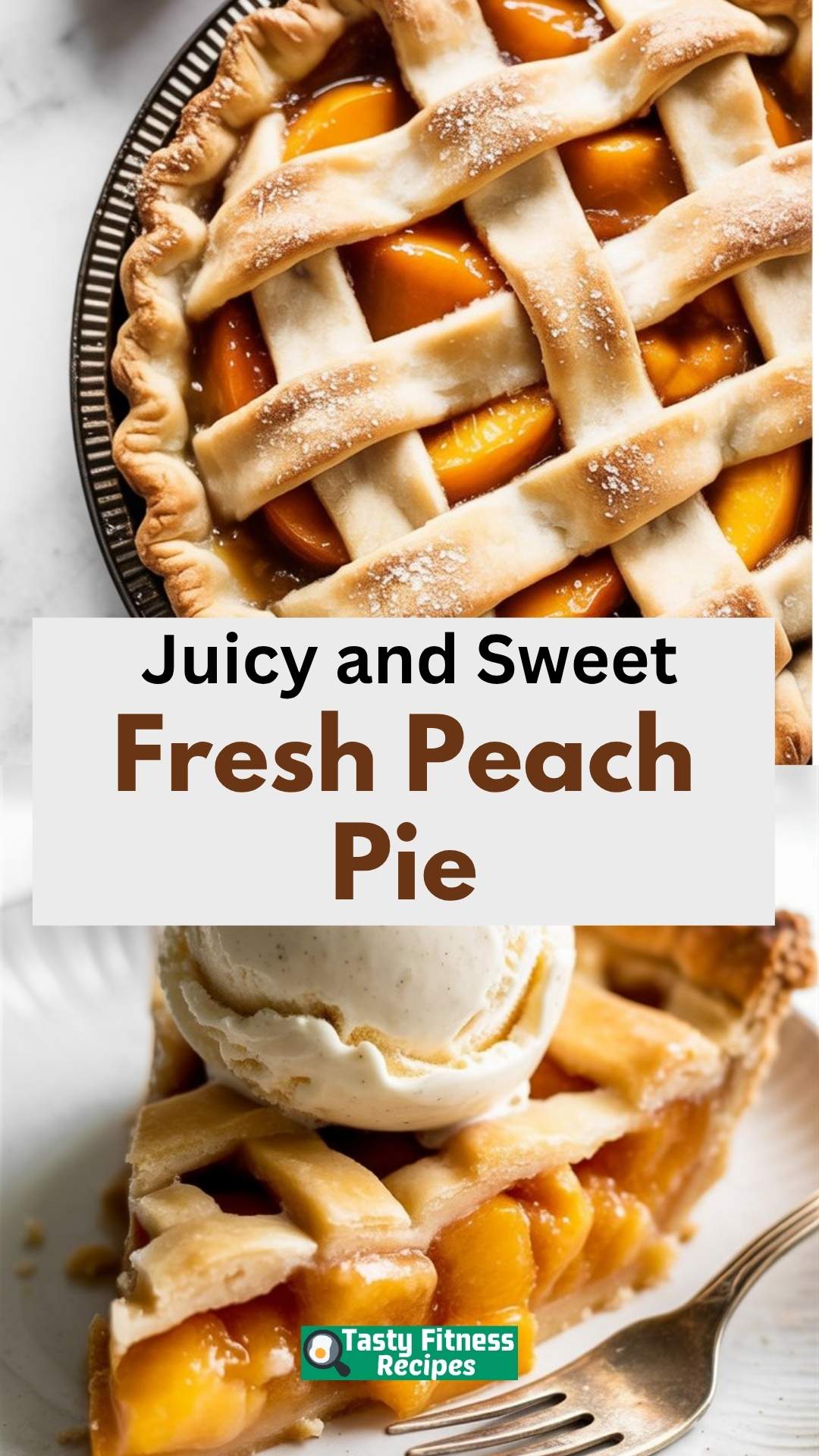 EASY Fresh Peach Pie