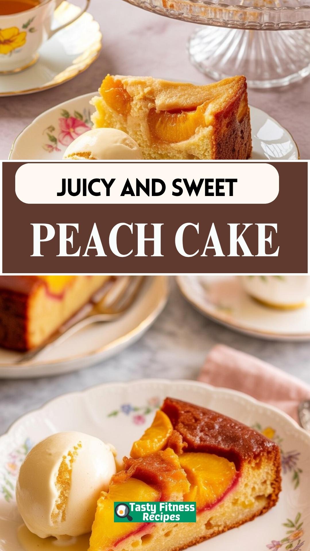 EASY Peach Cake