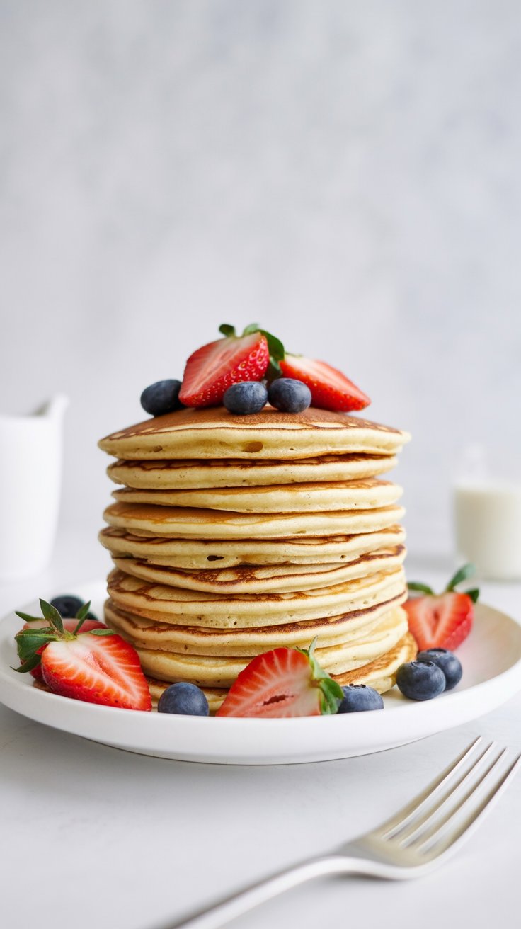 Fluffy Coconut Flour Pancakes