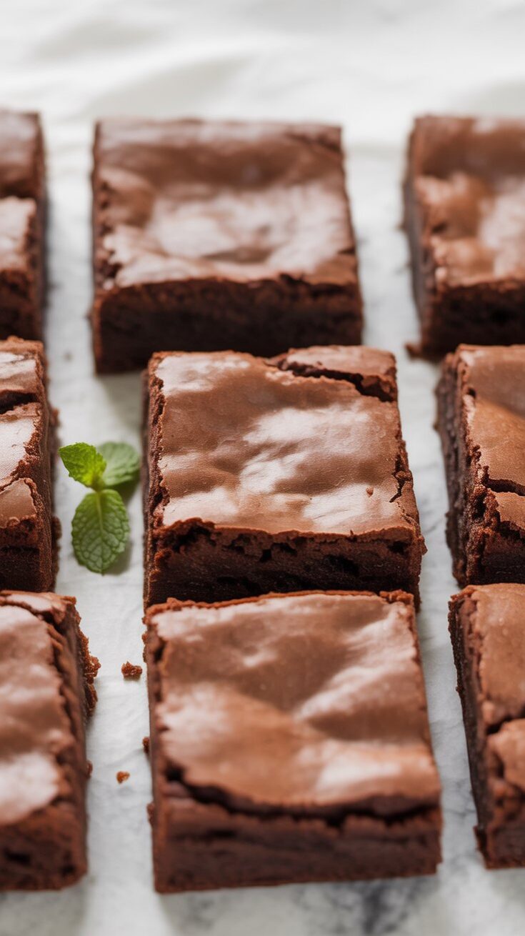 Fudgy Vegan Chocolate Brownies