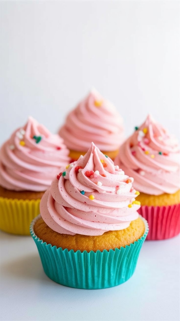 Healthy Vanilla Cupcakes