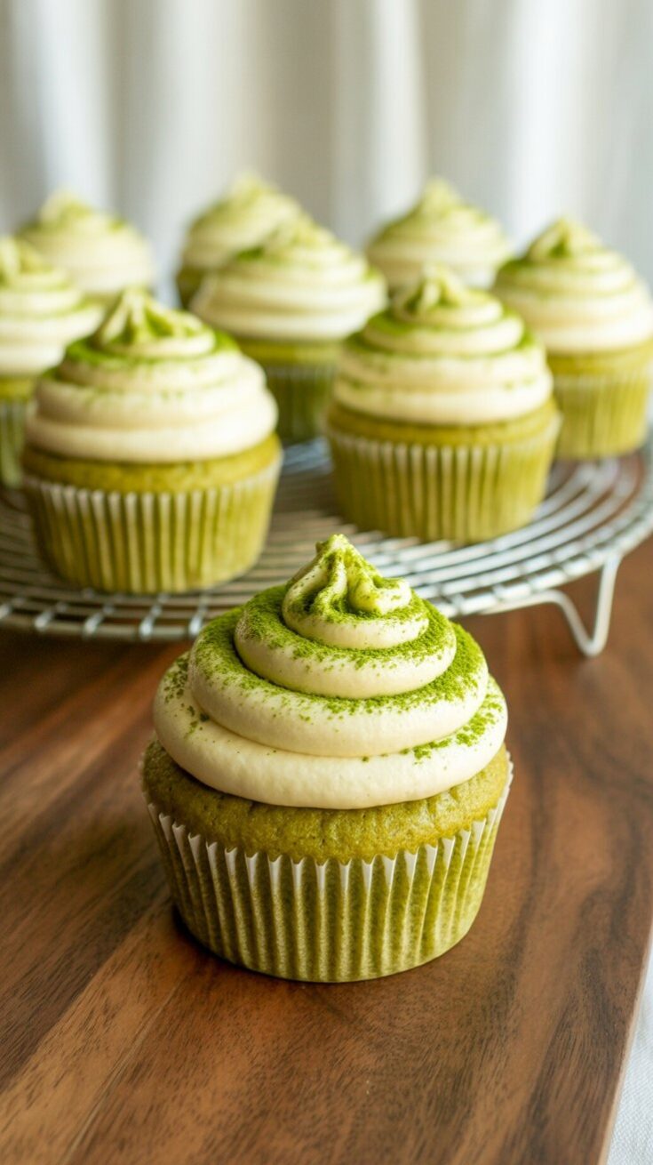 Matcha Green Tea Cupcakes