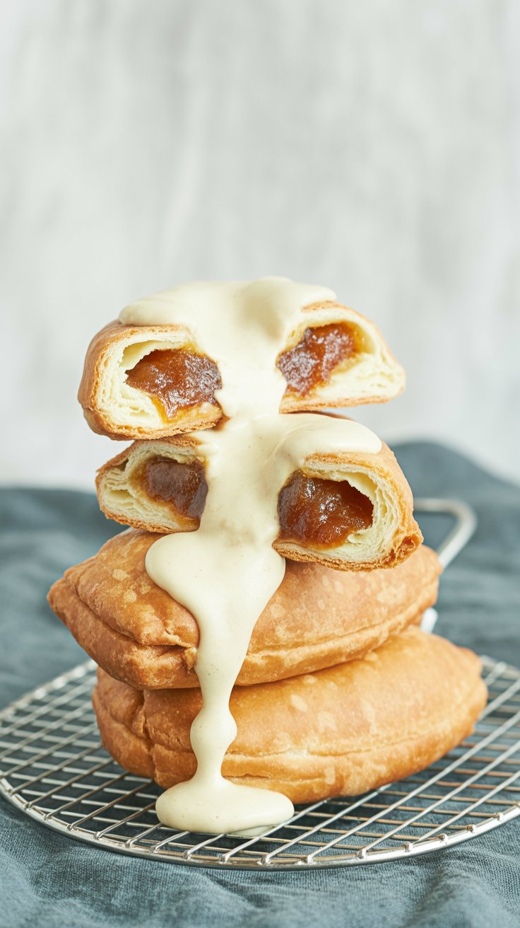 Peach Cobbler Egg Rolls