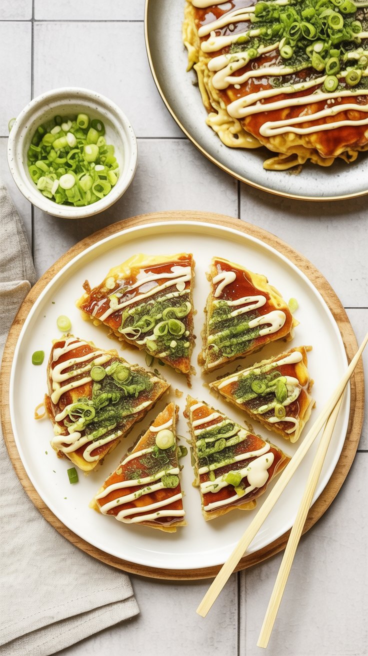 best Cabbage Pancakes (Okonomiyaki)