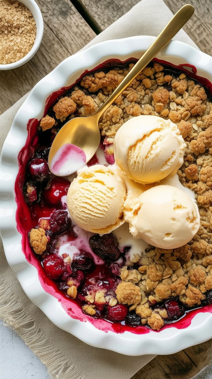 best Cherry Crisp (with Frozen Cherries!)