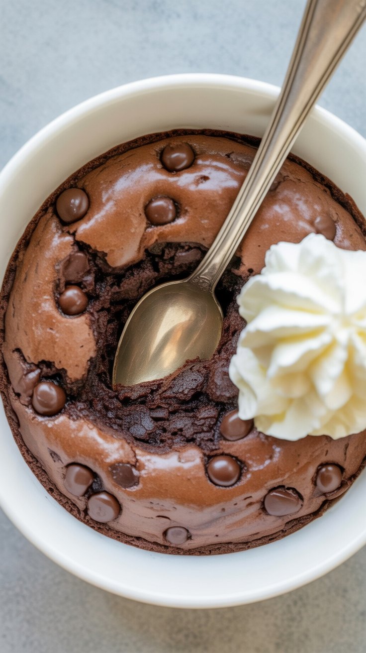 best One-Minute Microwave Brownie