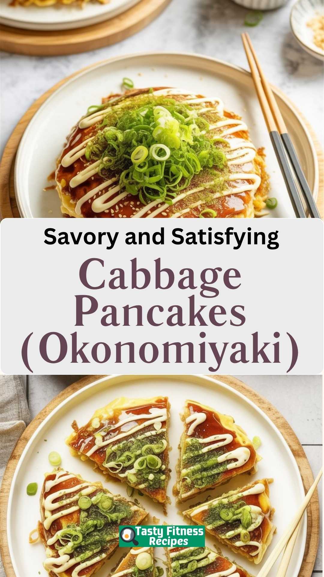 easy Cabbage Pancakes (Okonomiyaki)