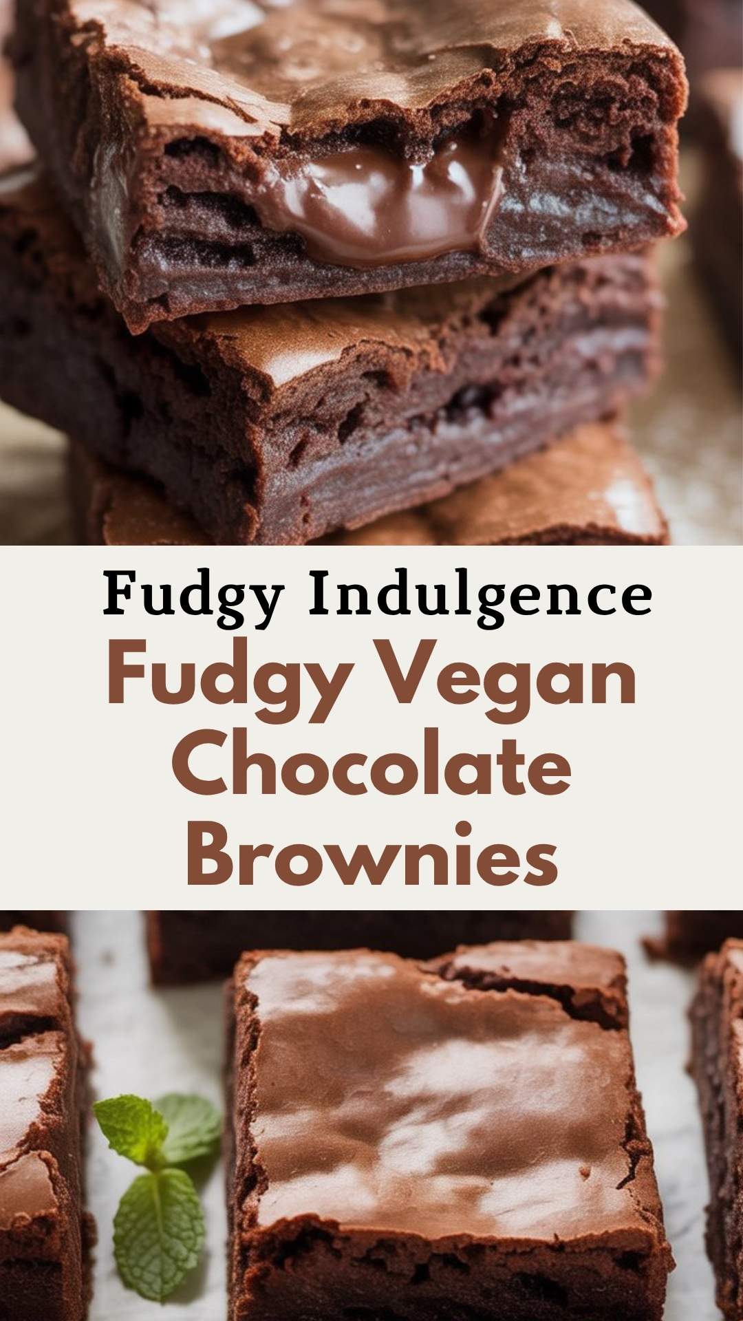 easy Fudgy Vegan Chocolate Brownies