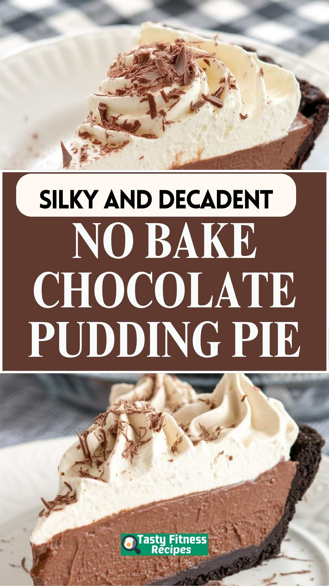 easy No Bake Chocolate Pudding Pie