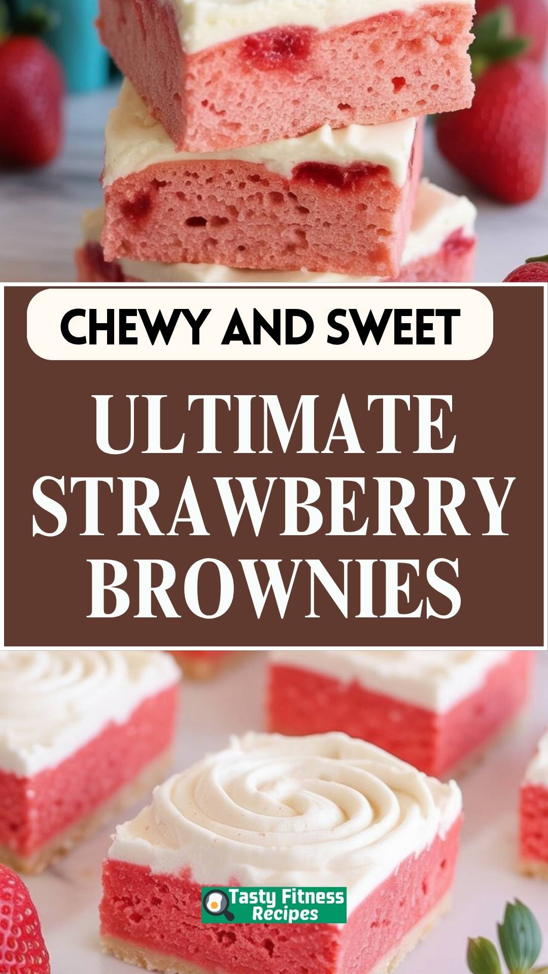 easy Ultimate Strawberry Brownies
